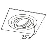 Светильник встраиваемый Maytoni DL024-2-01S никель