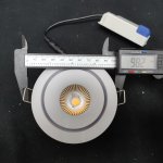 Встраиваемый светодиодный светильник Maytoni DL031-2-L8W Yin