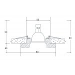 Светильник накладной Donolux DL071C-CH/Crystal 