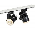 Donolux Светодиодный трековый светильник. АС 180-240В 12W, 3000K, 1200 LM, Черный, 45°, IP20, Угол поворота170°/350°, H140хD70xW95 мм, Источник питания в комплекте