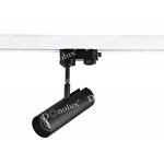 Donolux Светодиодный трековый светильник. АС 110-240В 10W, 3000K, 800 LM, Черный, 38°, IP20, Угол поворота 170°/350°, D60xL165xH155 мм, Диммируемый источник питания в комплекте