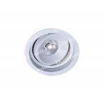 Donolux Led св-к встраиваемый, 10W, D94, H52мм, 926Lm, Ra90, 38°, 3000К, IP20, белый, блок питания в комплекте