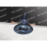 Donolux Led св-к встраиваемый, 12W, D88, H108мм, 671Lm, Ra90, 40°, 3000К, IP20, черный ,блок питания в комплекте