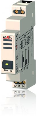 Zamel Зуммер с кнопкой управления 16А IP20 на DIN рейку (EDM-02) Zamel Зуммер с кнопкой управления 16А IP20 на DIN рейку (EDM-02)