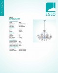 Люстра Eglo 39093 BASILANO