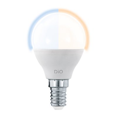 Светодиодная лампа P45 СCT с изм. тем-ры цвета Eglo 11804 Светодиодная лампа P45 СCT с изм. тем-ры цвета Eglo 11804