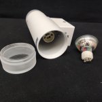 Светильник уличный настенный IP44 2*GU10 Eglo 13708 белый