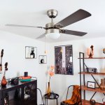 Потолочный вентилятор со светильником GELSINA Eglo 35041