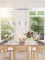 Подвесной потолочный светильник (люстра) SANTIGA светодиодный диммируемый Eglo 39327