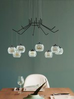 Подвесной потолочный светильник (люстра) ROVIGANA светодиодный диммируемый Eglo 39511