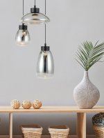 Подвесной потолочный светильник (люстра) SARNARRA светодиодный диммируемый Eglo 39784