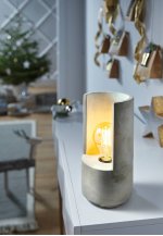 Настольная лампа из бетона лофт стиля Eglo 49111 LYNTON 270*140мм