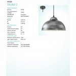 Винтажный светильник Eglo 49389 TRURO 2