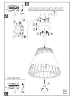 Подвесной потолочный светильник (люстра) AUSTELL Eglo 49509