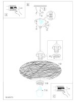 Светильник подвесной Eglo 93374 CAMPILO