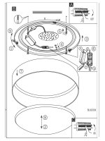 Настенно-потолочный светильник Eglo 93394 PALOMARO 500мм кремовый