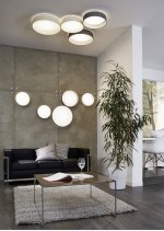 Настенно-потолочный светильник Eglo 93395 PALOMARO 320мм антрацит