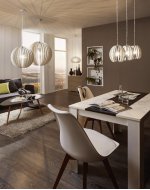 Светильник подвесной из ламелей 500мм Eglo 94439 COSSANO