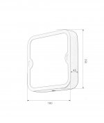Уличный светодиодный настенно-потолочный светильник Eglo 95081 ALFENA-S