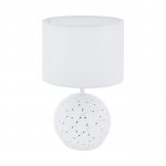 Настольная керамическая лампа с абажуром Eglo 98381 MONTALBANO