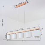 Подвесной потолочный светильник (люстра) CASTRALVO Eglo 98591