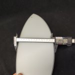 Плафон стекло верхний лодочка 420*145мм Eglo GL-974 к арт. 85971, 85976