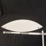 Плафон стекло верхний лодочка 420*145мм Eglo GL-974 к арт. 85971, 85976