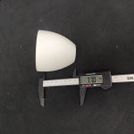 Плафон стеклянный малый к торшеру боковой подсветки 77*80мм Е14 Eglo UP GL2060