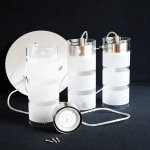 Плафон прозрачный/сатиновое стекло Eglo к артикулу 93541 OLVERO GL3064