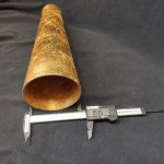 Плафон стеклянный золотой конусом 57*103*300мм Eglo PINTO GOLD GL3853 (внутренний)