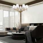Подвесной светильник Escada 10163/7PL E14*40W Brass