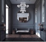 Потолочный светильник Escada 10163/8PL E14*60W Chrome MADELEINE