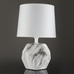 Настольный светильник Escada 10163/T E14*40W White marble MARBLE