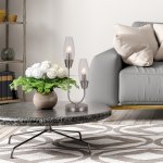 Настольный светильник Escada 10165/2 E14*60W Nickel DESIRE