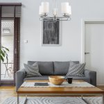 Светильник на штанге Escada 10166/5PL E14*40W Chrome ECLIPSE