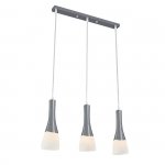 Подвесной светильник Escada 10167/3S E27*60W Chrome/White GLORY