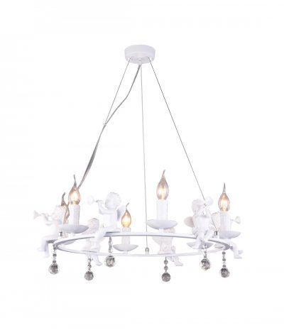 Подвесной светильник Escada 10169/6 E14*60W White ANGEL