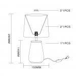 Настольный светильник Escada 10171/L E14*40W White JUVENTUS