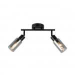 Настенно-потолочный свет Escada 10172/2A E14*40W Black/Chrome
