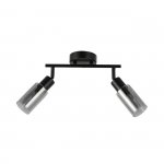Настенно-потолочный свет Escada 10172/2A E14*40W Black/Chrome