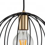 Настенный светильник Escada 10176/1A E27*60W Black/Brass QUEBEC