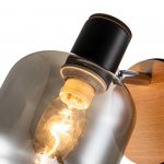 Спот Escada 10177/1A E14*40W Black/Chrome/Wood HUGGE