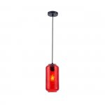 Подвесной светильник Escada 10177/1S E27*60W Black/Red