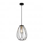 Подвесной светильник Escada 10180/1S E27*60W Black/Brass BARRIE