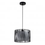 Подвесной светильник Escada 10181/1S E27*60W Black/Silver ZAMBEZE