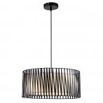 Подвесной светильник Escada 10181/3S E27*60W Black/Silver ZAMBEZE