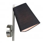 Настенный светильник Escada 10185/1A E14*40W Chrome/Black HALL