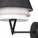 Настенный светильник Escada 10187/1A E27*60W Black/Beige/White