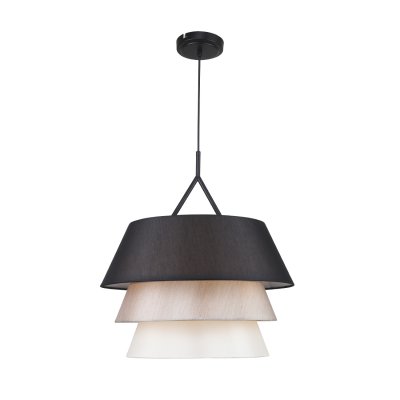 Подвесной светильник Escada 10187/3S E27*60W Black/Beige/White Подвесной светильник Escada 10187/3S E27*60W Black/Beige/White