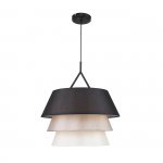 Подвесной светильник Escada 10187/3S E27*60W Black/Beige/White
